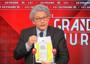 El comisario europeo de Mercado interior y responsable de las vacunas, Thierry Breton