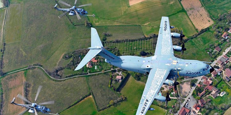Airbus avanza en la certificación del reabastecimiento de combustible aire-aire de helicópteros