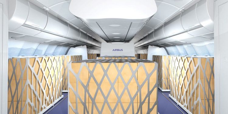 Airbus y Lufthansa Technik ofrecen soluciones temporales de carga en cabina