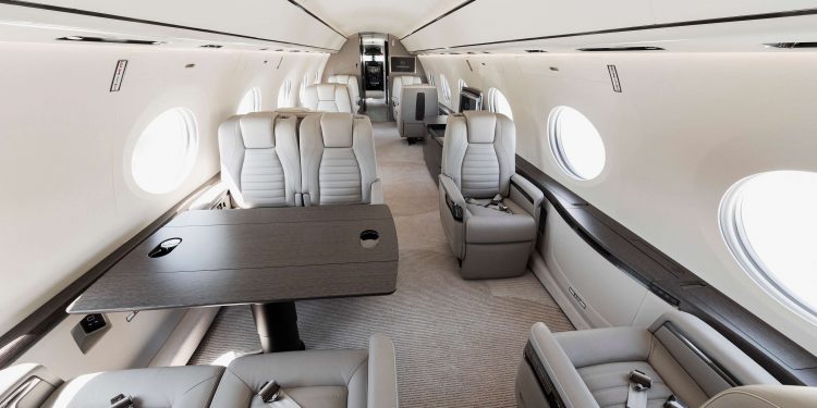 Cabina de un Gulfstream G700