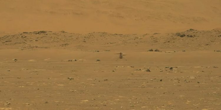 El ingenuity vuela por primera vez en Marte