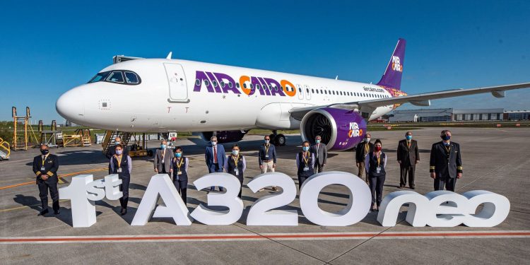 Air Cairo recibe su primer Airbus A320neo