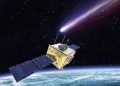 Impresión artística de la misión Comet Interceptor de Thales Alenia Space