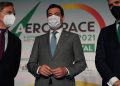 Juanma Moreno en la inauguración de Aerospace&Defense Meeting Sevilla 2021