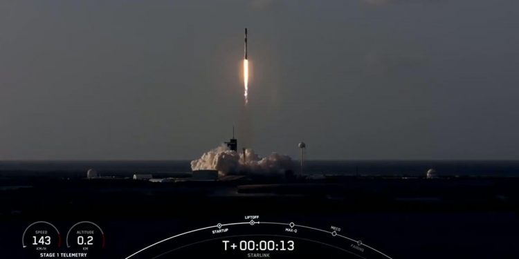 Lanzamiento de Starlink