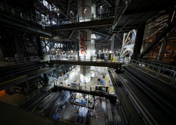 El cohete SLS se está integrando en Florida