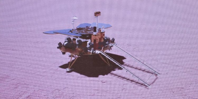 La sonda china Tianwen-1 aterriza en Marte