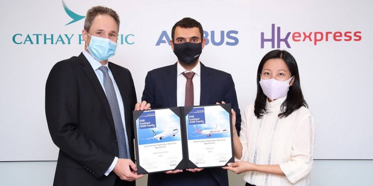 Cathay Pacific y HK Express contratan los servicios FHS de Airbus para sus flotas de A320