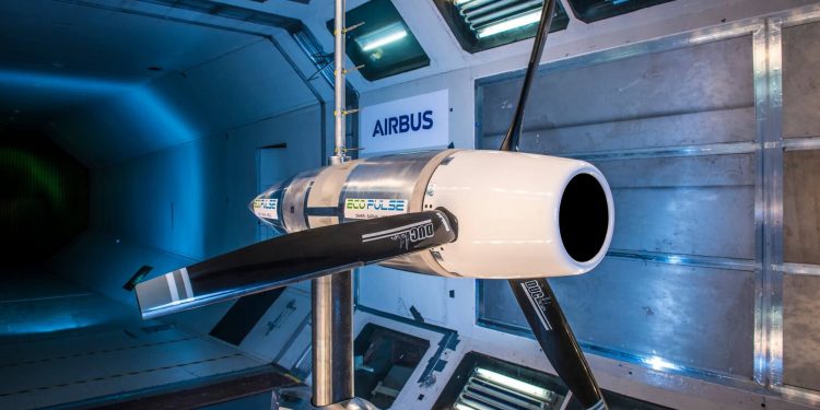 El demostrador EcoPulse completó las pruebas en el túnel de viento