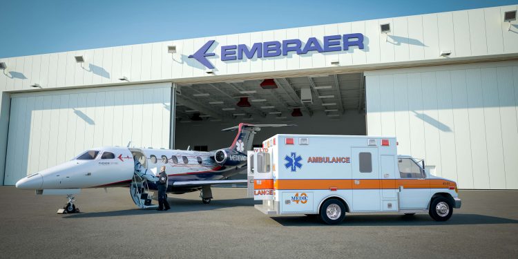 Embraer firma un contrato con GrandView Aviation para el Phenom 300MED