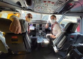 Entrenamiento de pilotos de Iberia