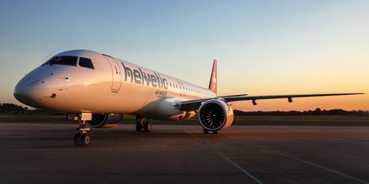 Helvetic Airways recibe su primer Embraer E195-E2