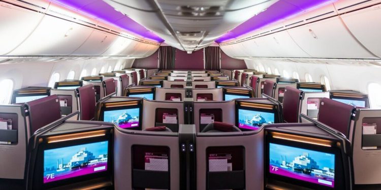 Qatar Airways presenta su nueva cabina de clase ejecutiva para el B787-9