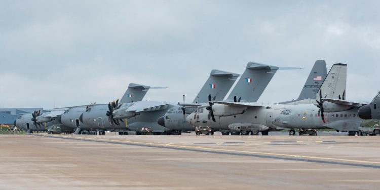Tripulaciones españolas en un ejercicio internacional en el espacio aéreo francés