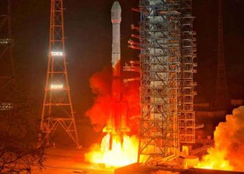 China lanzó un nuevo satélite meteorológico, el Fengyun-4B