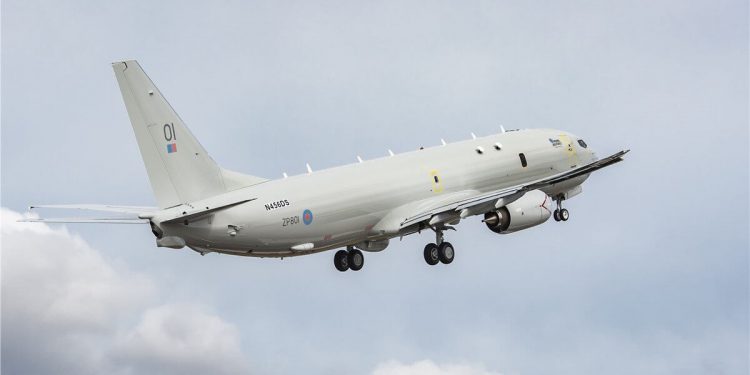 Boeing apoyará la flota Poseidon de la RAF y capacitará a sus tripulaciones durante cinco años