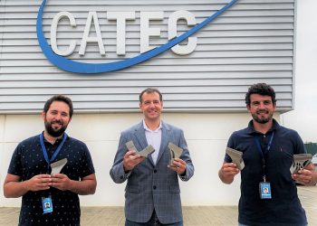 Piezas fabricadas por Catec en 3D viajarán al espacio en el satélite Eutelsat Quantum