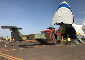 Helicópteros militares españoles despliegan por primera vez en Malí