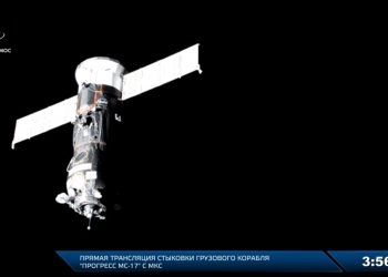 La nave de carga rusa Progress MS-17 llegó a la ISS