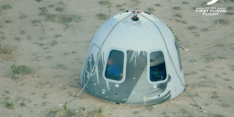 Regreso de la New Shepard