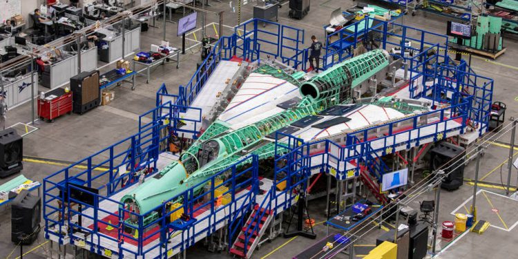 Empieza el ensamblaje final del primer avión supersónico X-59 de la Nasa