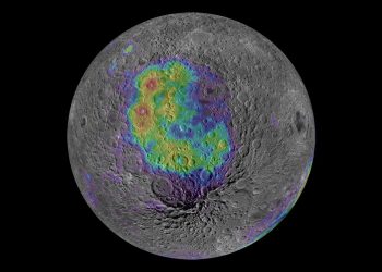 La Nasa identifica ubicaciones probables de rocas del manto en la superficie lunar