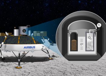 Airbus, la AEM y la empresa Dereum Labs colaborarán en tecnologías de extracción de recursos lunares