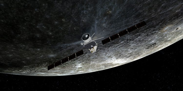 BepiColombo sobrevuela por primera vez Mercurio