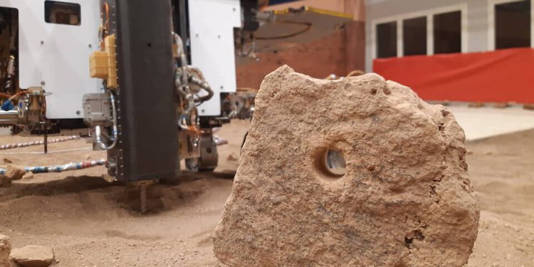 Primer éxito de perforación profunda para ExoMars