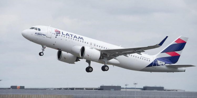 Un A320 de Latam