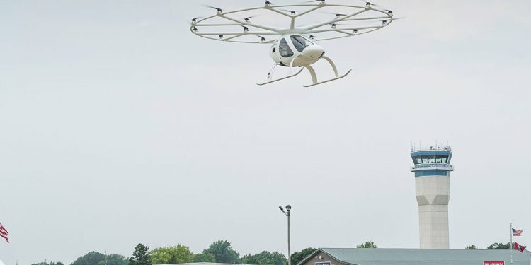 Volocopter construirá 150 taxis voladores para Aerofugia