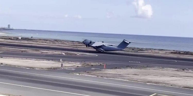 Adiestramiento europeo de reabastecimiento en vuelo en Lanzarote