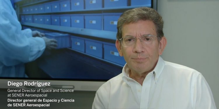 El director general de Espacio y Ciencia de Sener Aeroespacial, Diego Rodríguez.
