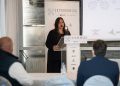 Isabel Buatas, en la presentación de Expodronica