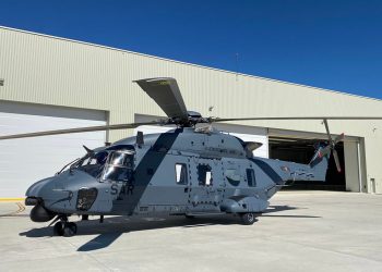 Llegó a Cuatro Vientos el cuarto NH90