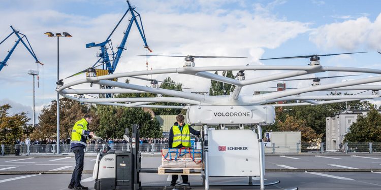 VoloDrone realiza su primer vuelo público en Alemania