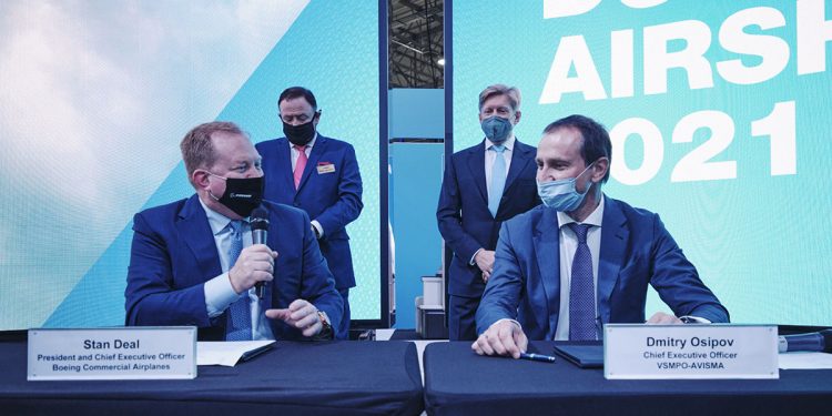 Acuerdo entre Boeing y VSMPO Avisma