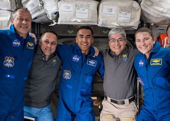 Astronautas en la ISS