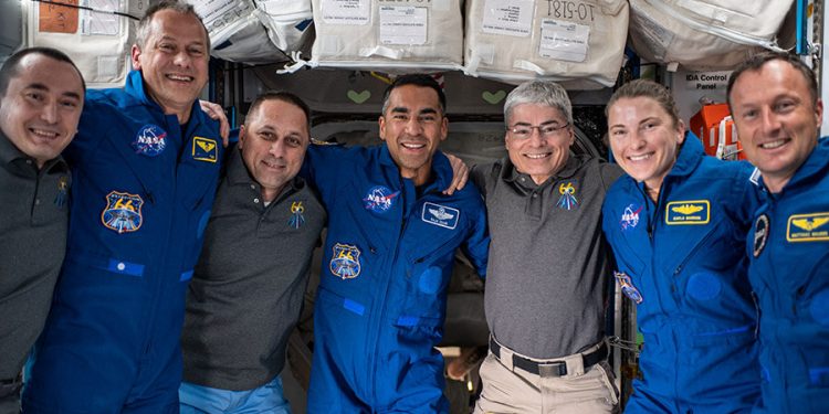 Astronautas en la ISS