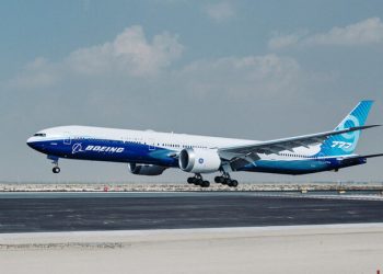 El 777X aterriza en Dubai
