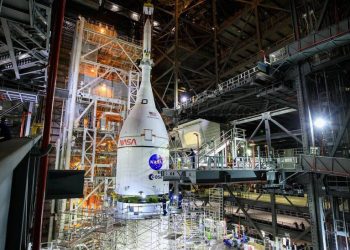 La Nasa prepara las primeras pruebas para el lanzamiento del SLS con la nave Orion en la misión Artemisa I