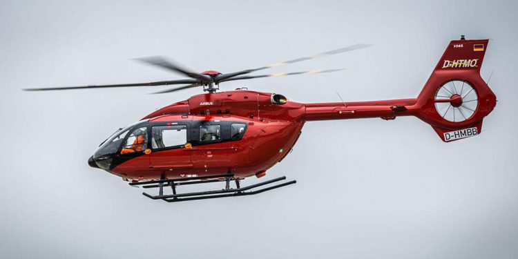 Primer H145 de cinco palas para operaciones eólicas marinas entregado a HTM Helicopters