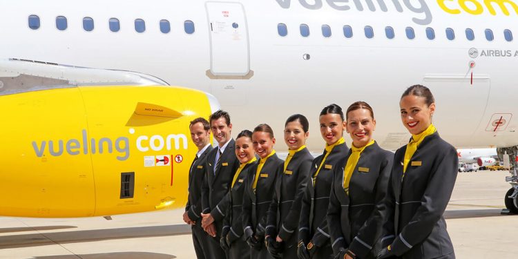 Tripulantes de Vueling