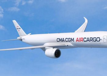 Un A350F de CMA-CGM