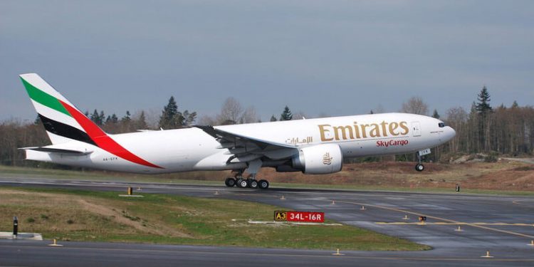 Un B777 carguero de Emirates