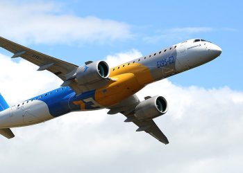 Embraer y Pratt & Whitney se asocian en el programa de vuelo 100% SAF