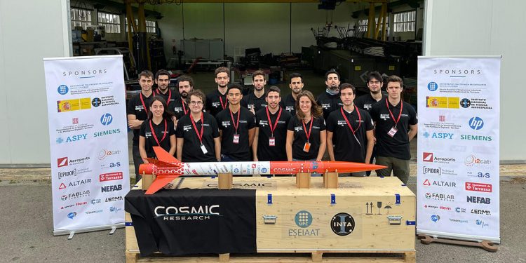 Estudiantes de la UPC lanzan con éxito el cohete supersónico más potente de Cataluña