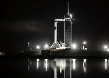 Falcon9 listo para el lanzamiento este martes