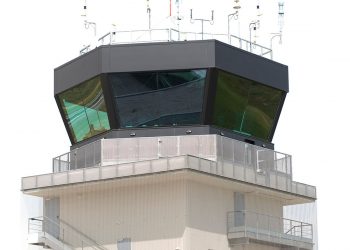 Fanal de la Torre de Control del Aeropuerto de Pamplona gestionada por ENAIRE