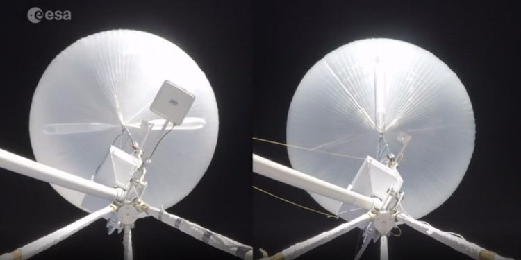 La ESA probó con éxito la caída doble para los paracaídas de ExoMars